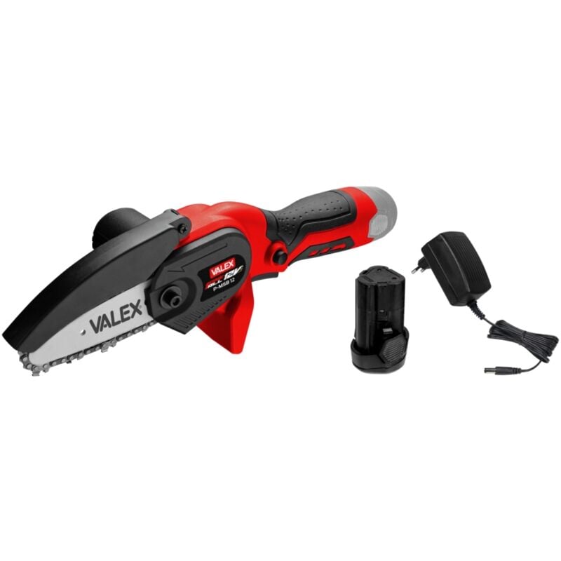 foto del prodotto valex potatore a catena a batteria p msb 12 barra 9,5 cm 12v 1,3ah