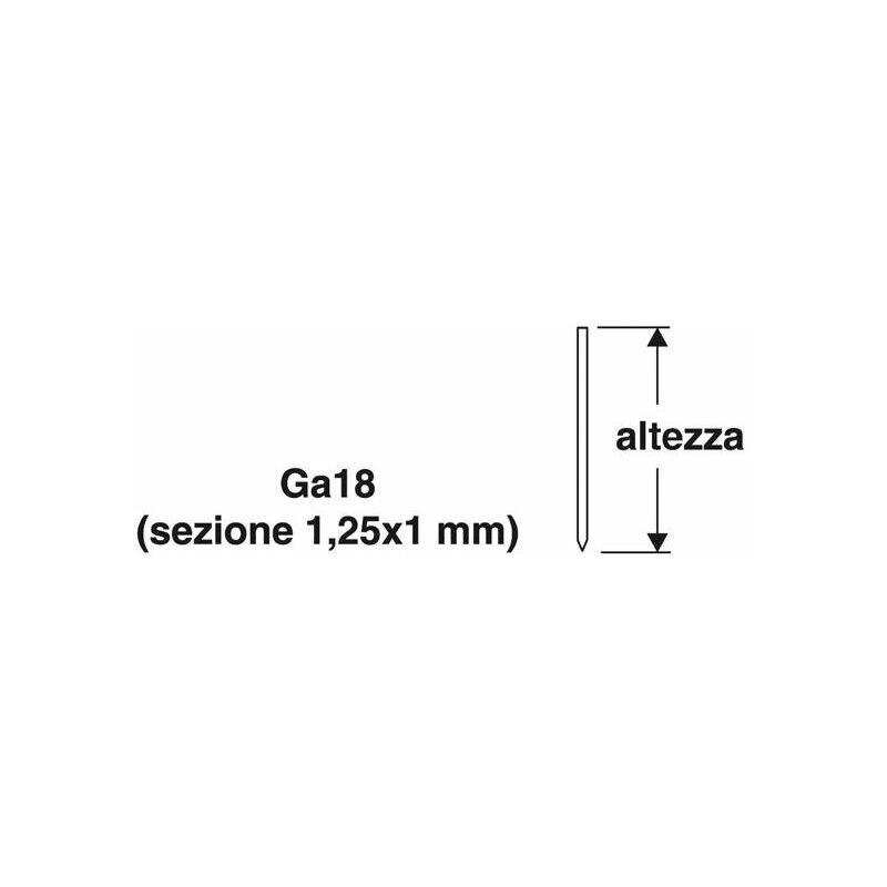 foto del prodotto valex spilli 30 mm 1500pz x chiodatrice puntatrice pneumatica f32 f50 1455633