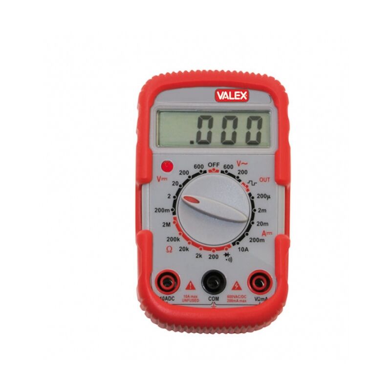 immagine 0 del prodotto valex tester digitale elettronico p3500 con puntali portatile batteria 1800146