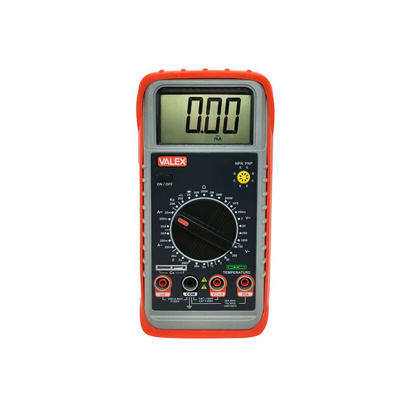 foto del prodotto valex tester digitale p9500 linea arancio professionale 1800156