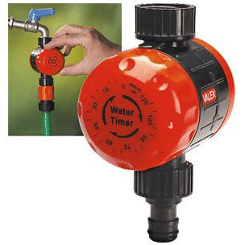 foto del prodotto valex timer per rubinetti attacco 3 4 5 120 min rubinetto orologio irrigazione