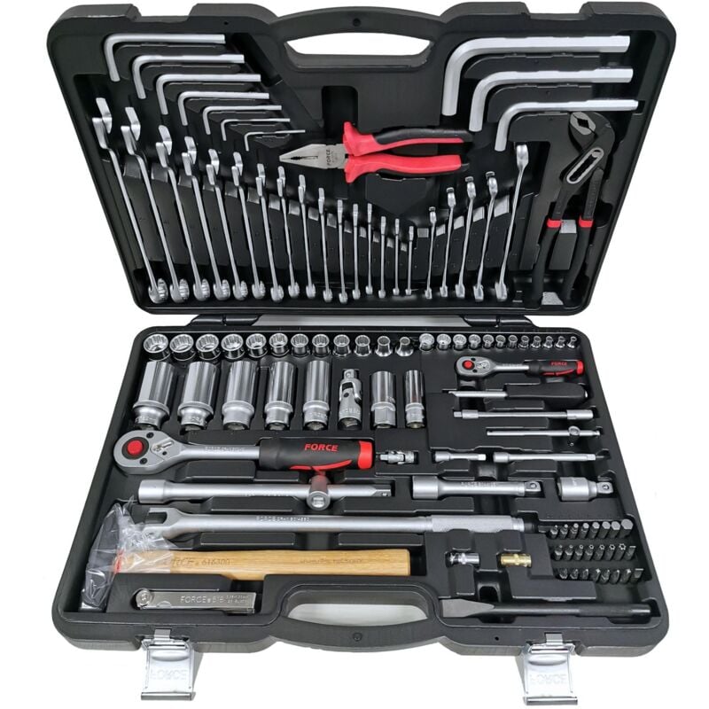foto del prodotto valigetta completa per utensili manuali 107 utensili di qualit professionale