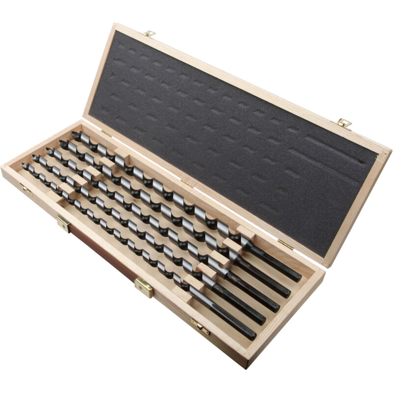 foto del prodotto valigetta con 5 punte in legno esagonali - 913c