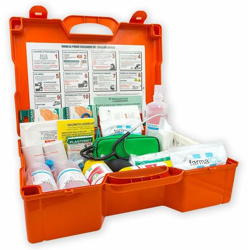 foto del prodotto valigetta medica cassetta di primo soccorso completa per aziende con 3 o pi dipendenti