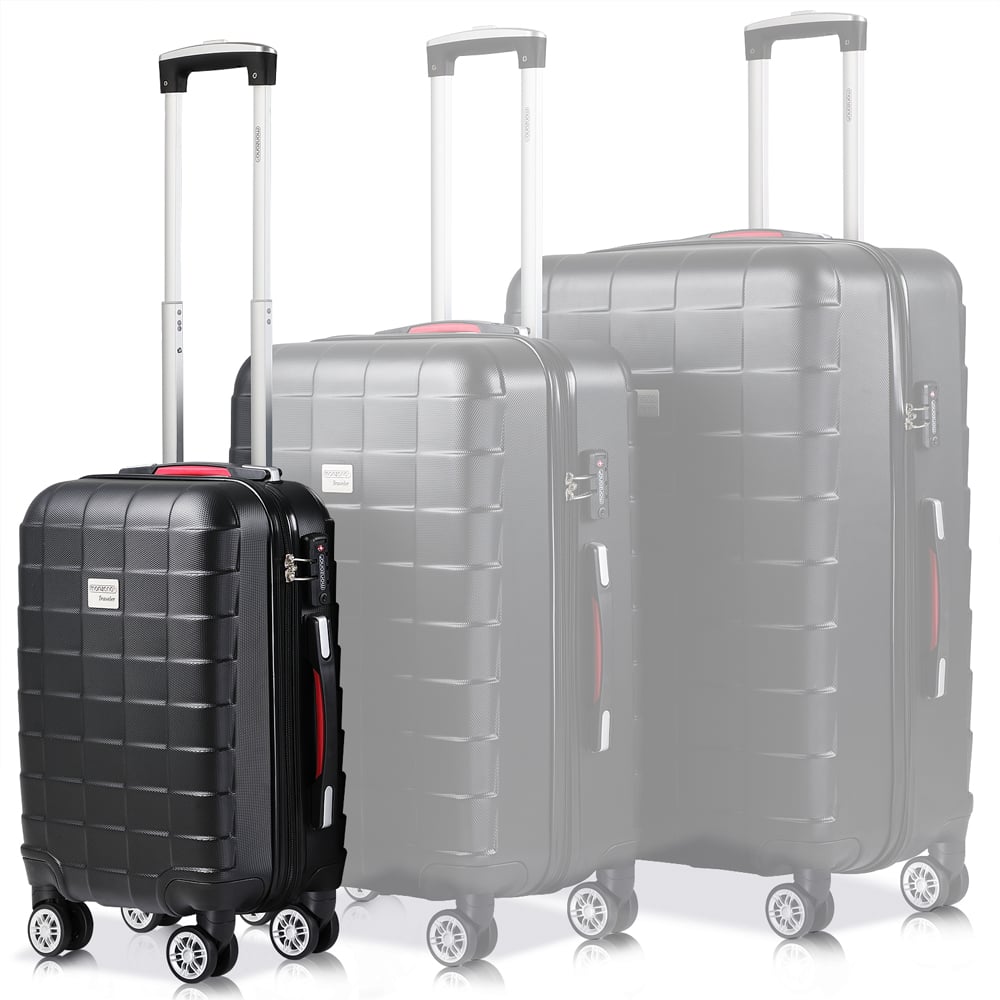 foto del prodotto valigia a guscio rigido exopack black m in abs 40l 61x31x21cm