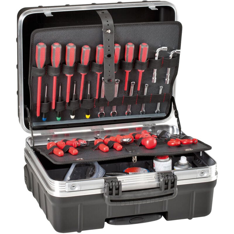 foto del prodotto valigia trolley porta utensili vuota ( gt-line cod. atomik wh pel )