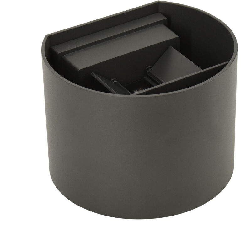 foto del prodotto valit decorazione esterna led applique 12w 4000k 1100lm ip65 100x110x130mm grafite
