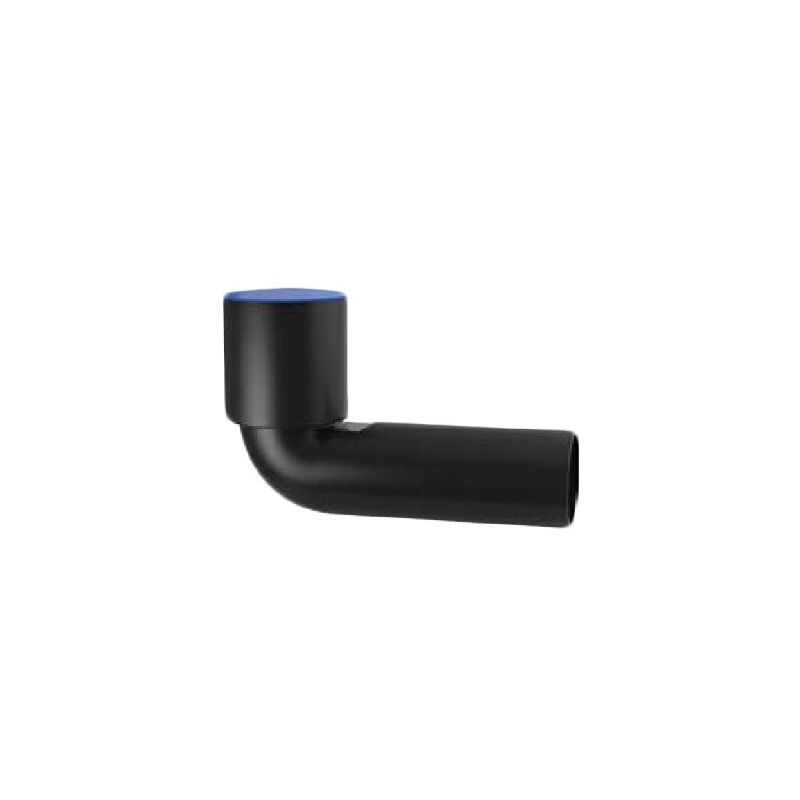 foto del prodotto valsir curva wc prolungata con tappo di protezione 90 mm polietilene pehd vs0362001