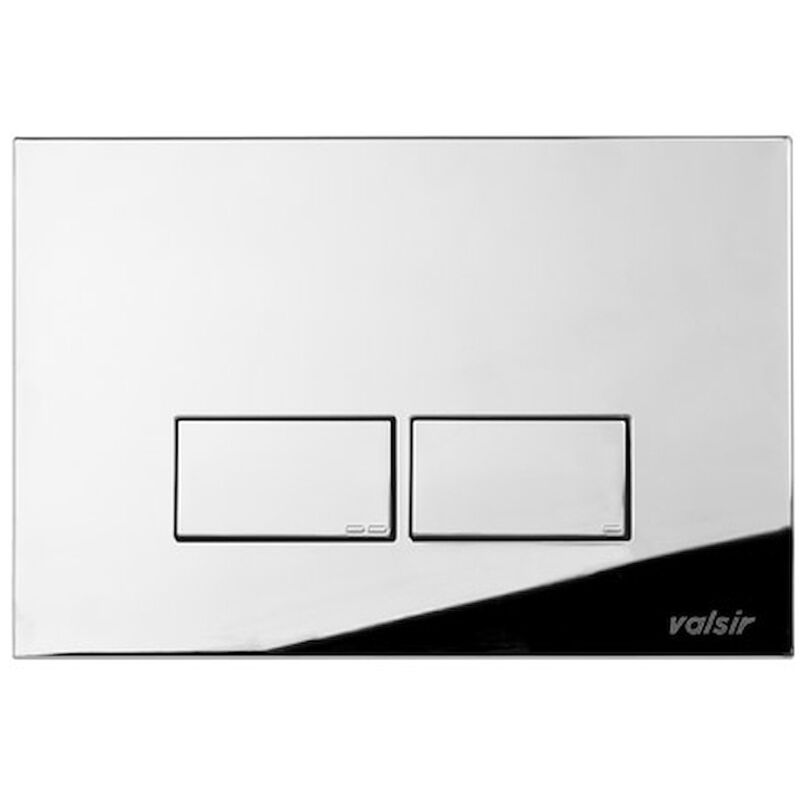 foto del prodotto valsir p3 placca cm2p abs 14,5x21,5 cromato lucido codice prod vs0869235