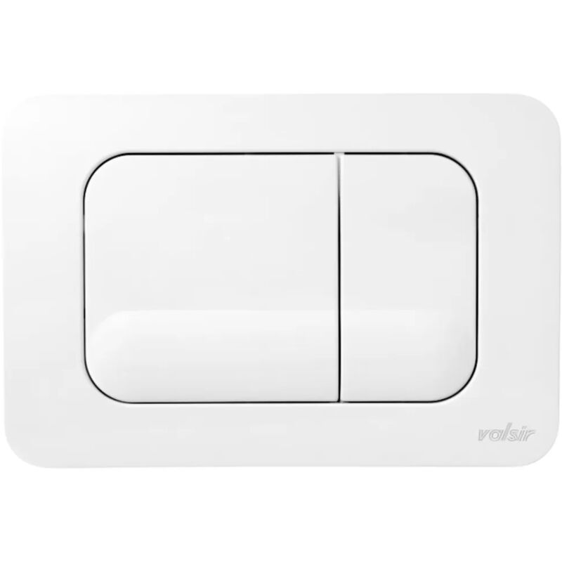 foto del prodotto valsir piastra a 2 pulsanti winner 2 abs bianco 