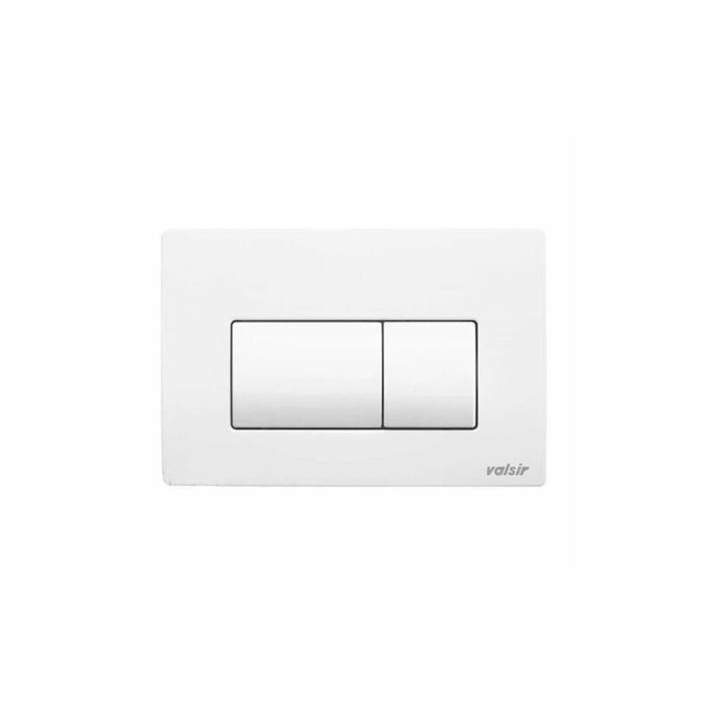 foto del prodotto valsir placca di comando p1 meccanica, colore bianco opaco vs0871300