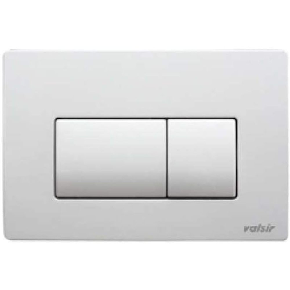 foto del prodotto valsir placca originale bianca per cassetta tropea 3 art. vs0871