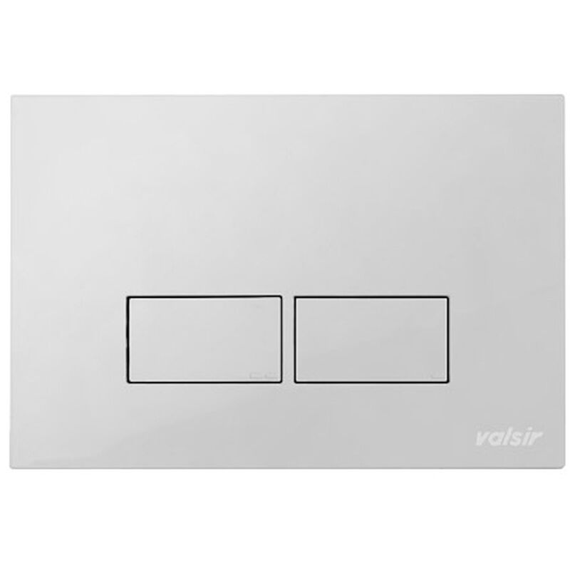 foto del prodotto valsir placca p3 cm2p abs 14,5 x 21,5 cromato satinato codice prod vs0869237