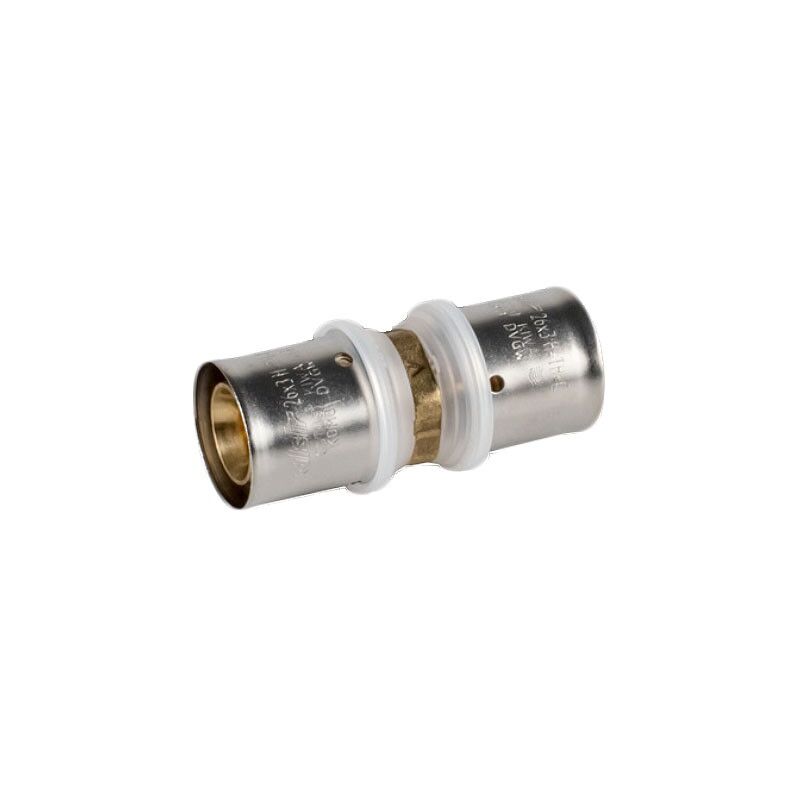 foto del prodotto valsir raccordo diritto intermedio 26x3 x 26x3 pexal brass raccordo a pressare vs0170013