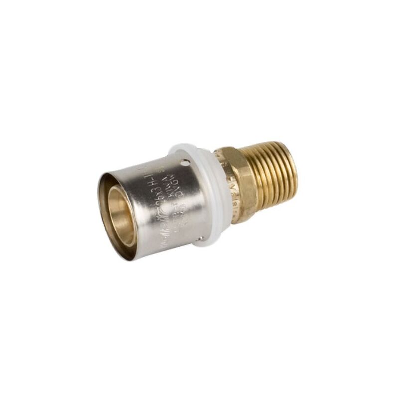 foto del prodotto valsir raccordo diritto maschio 16x2,25 x 1 2 pexal brass raccordo a pressare vs0170207