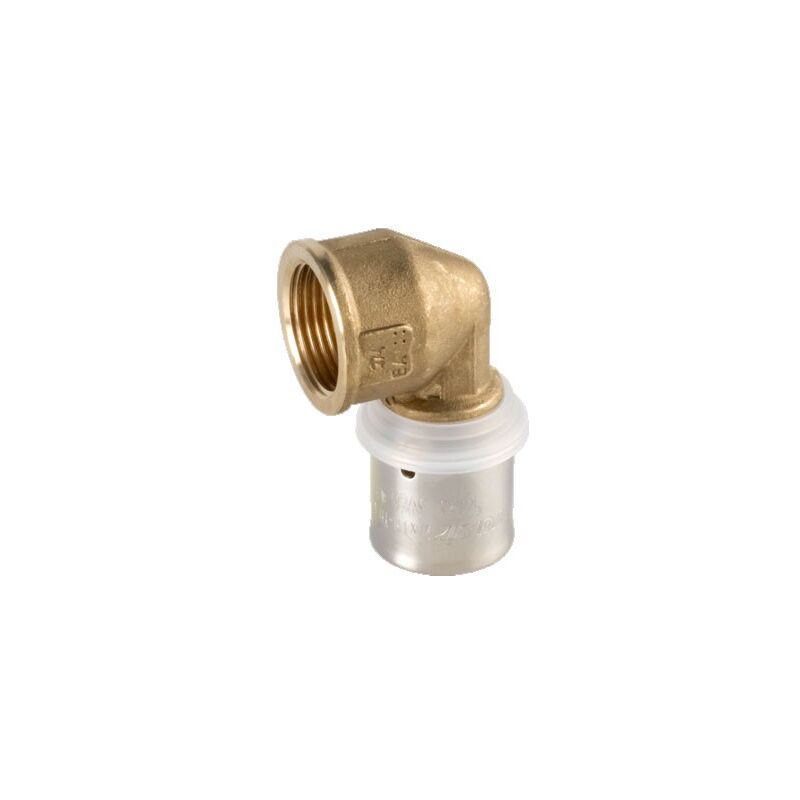 foto del prodotto valsir raccordo gomito femmina 26x3 x 1 pexal brass raccordo a pressare vs0170631