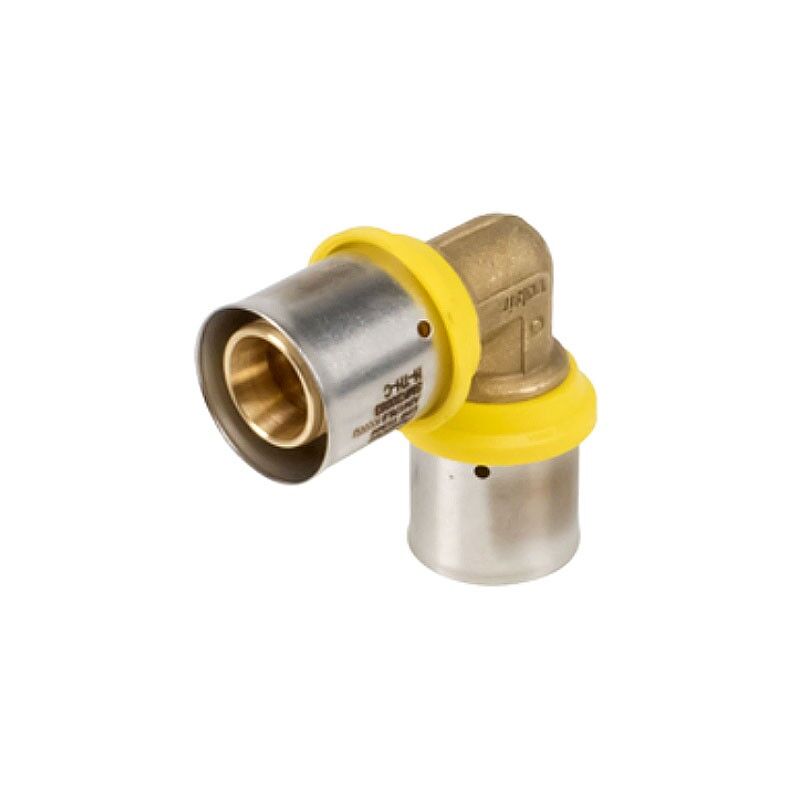 foto del prodotto valsir raccordo gomito intermedio 26x3 x 26x3 pexal gas raccordo a pressare vs0180413