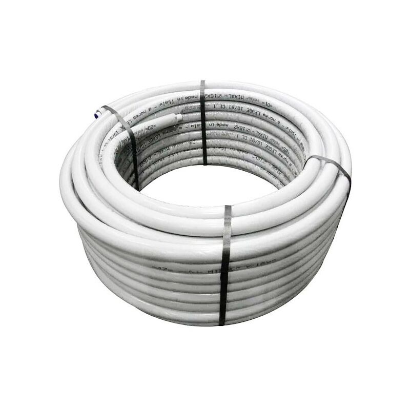 foto del prodotto valsir tubo multistrato mixal 20 x 2,25 mm con guaina isolante da 6 mm grigio prezzo al metro minimo acquistabile 50 metri 