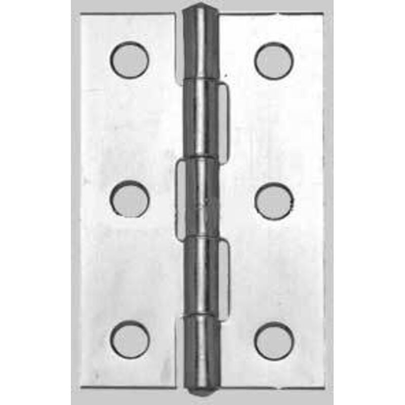 foto del prodotto valtoce - cerniera stretta 3323 inox perno fisso mm 40x30x0,8 (24 pezzi)