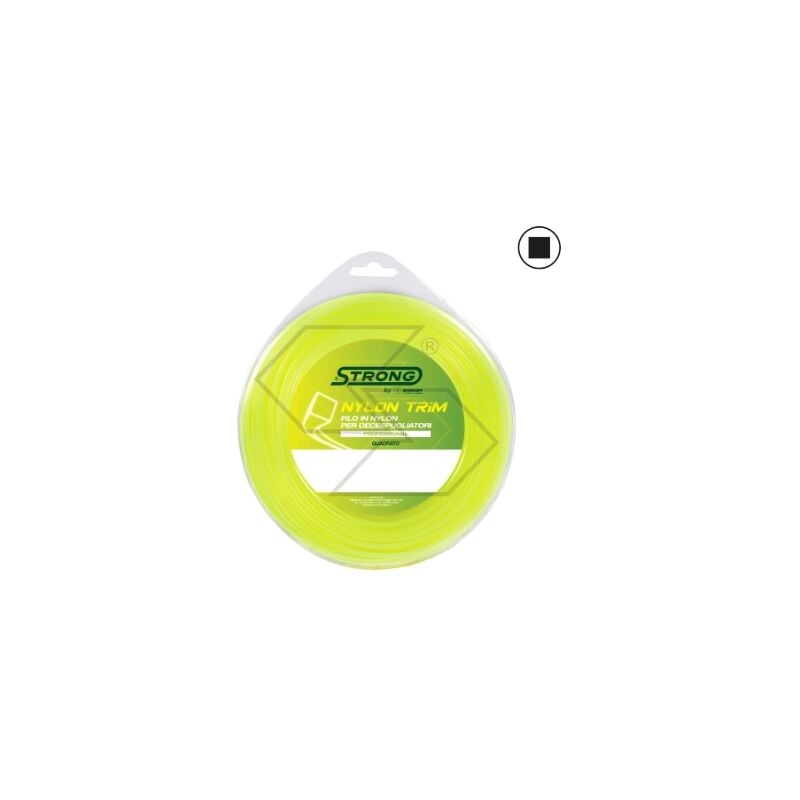 foto del prodotto valva filo per decespugliatore strong sezione quadra 2.4 mm lunghezza 70 m