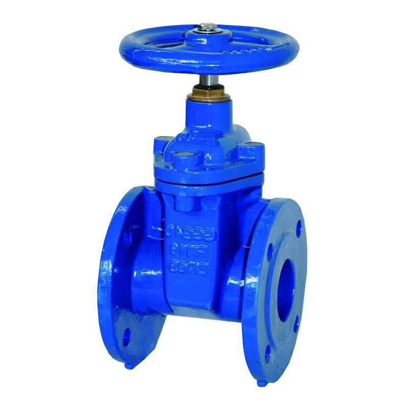 foto del prodotto valvola a saracinesca corpo piatto cuneo gommato valv.saracinesca flan.x acqua dn100 pn16