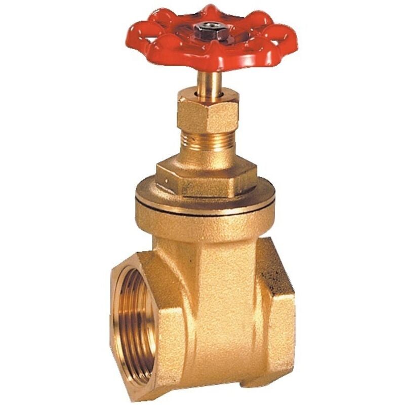 foto del prodotto valvola a saracinesca pn16, corpo in ottone, 15x21