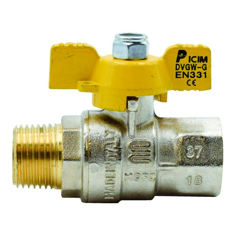 foto del prodotto valvola a sfera a passaggio totale per gas 1 2 mf d15