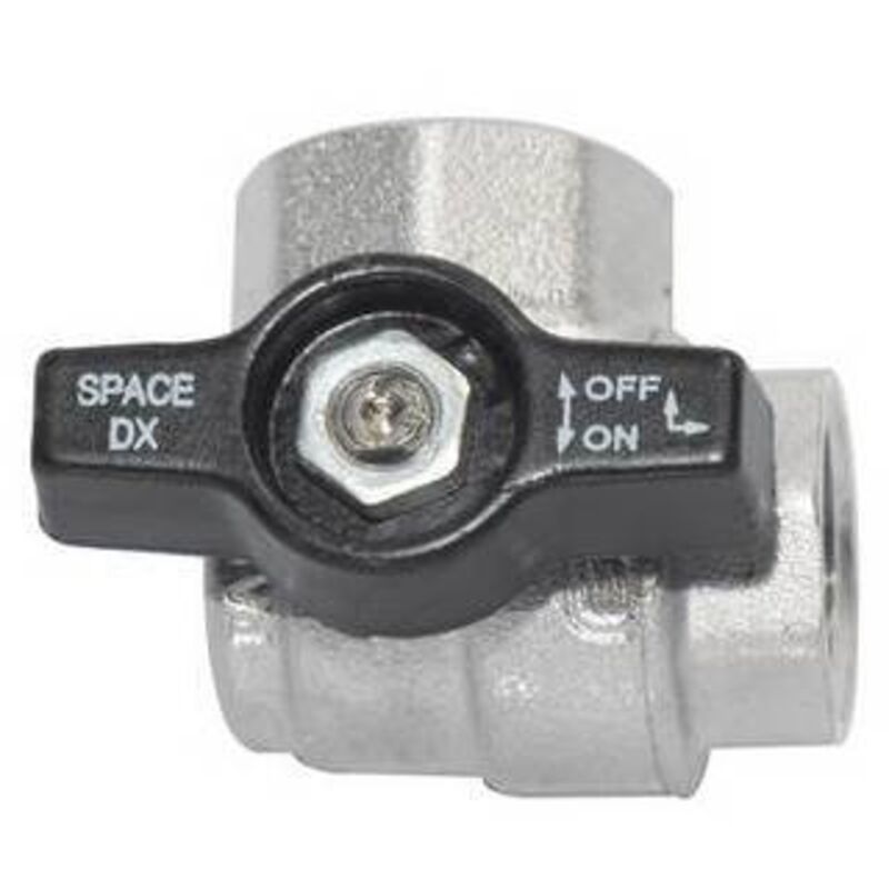 foto del prodotto valvola a sfera angolo ff c/farfalla nera 3/4 effebi