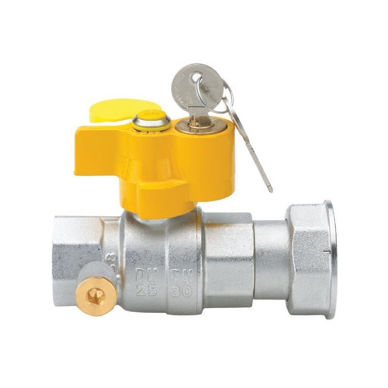 foto del prodotto valvola a sfera con serratura 1'1 4x1'