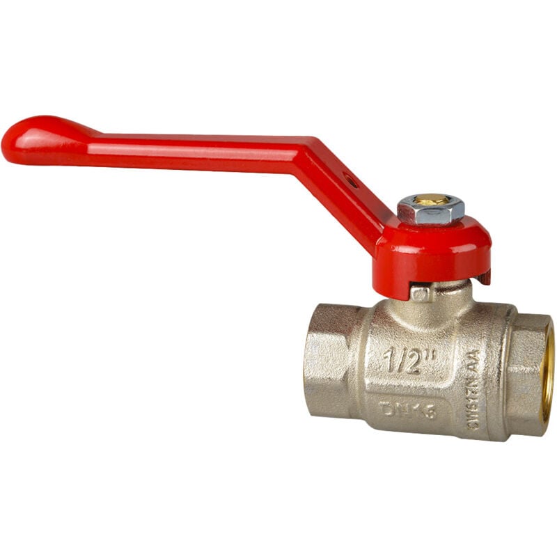 foto del prodotto valvola a sfera f f a passaggio totale con leva in alluminio icma 1 1 4 pn 30