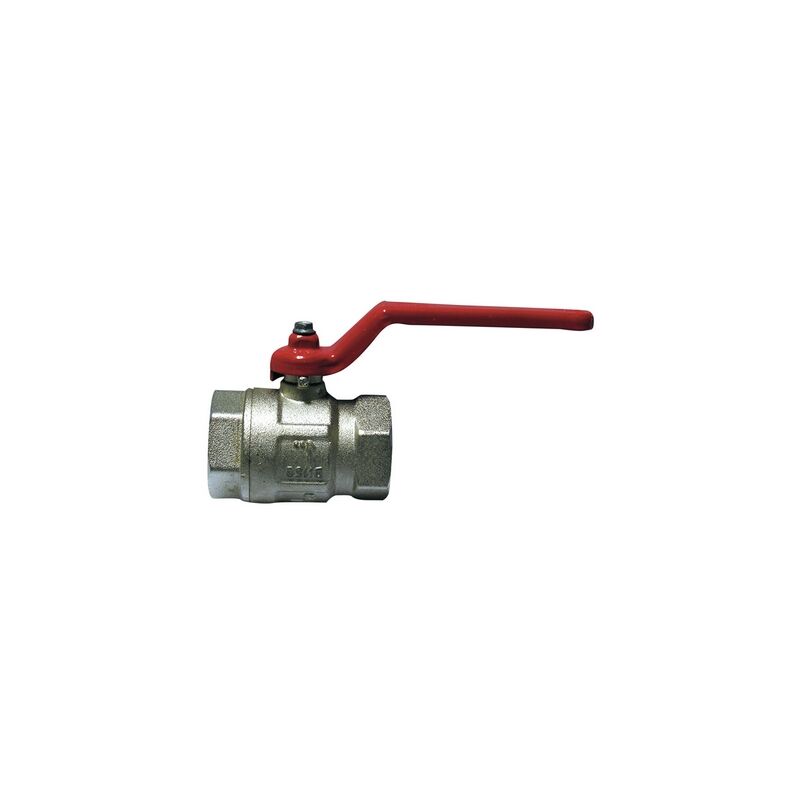 foto del prodotto valvola a sfera ff c leva rossa 1 2 dn 15 30 bar 435 psi