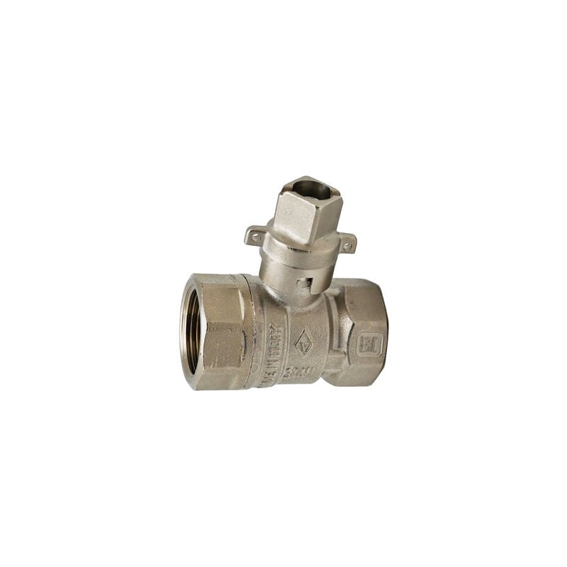 foto del prodotto valvola a sfera ff quadro piombabile 3/4"" dn 20 bugatti