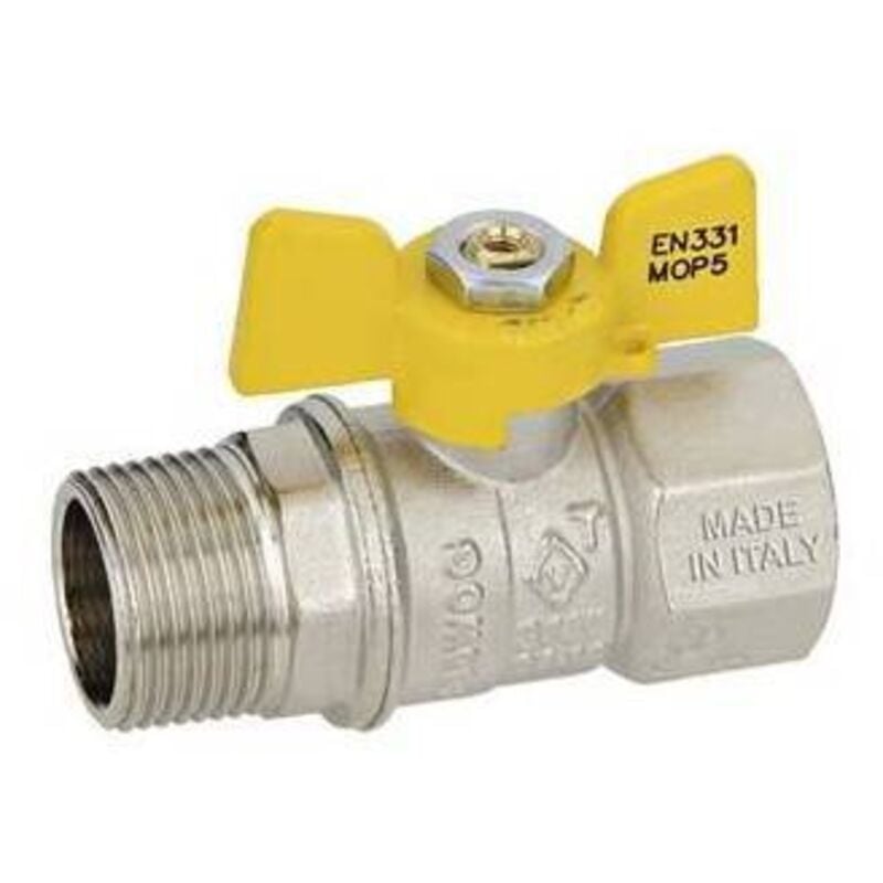 foto del prodotto valvola a sfera gas mf a farfalla mod. dakota 1 2 dn 12 bugatti