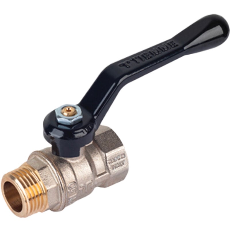 foto del prodotto valvola a sfera passaggio standard m f leva alluminio tiemme 1 pn 25