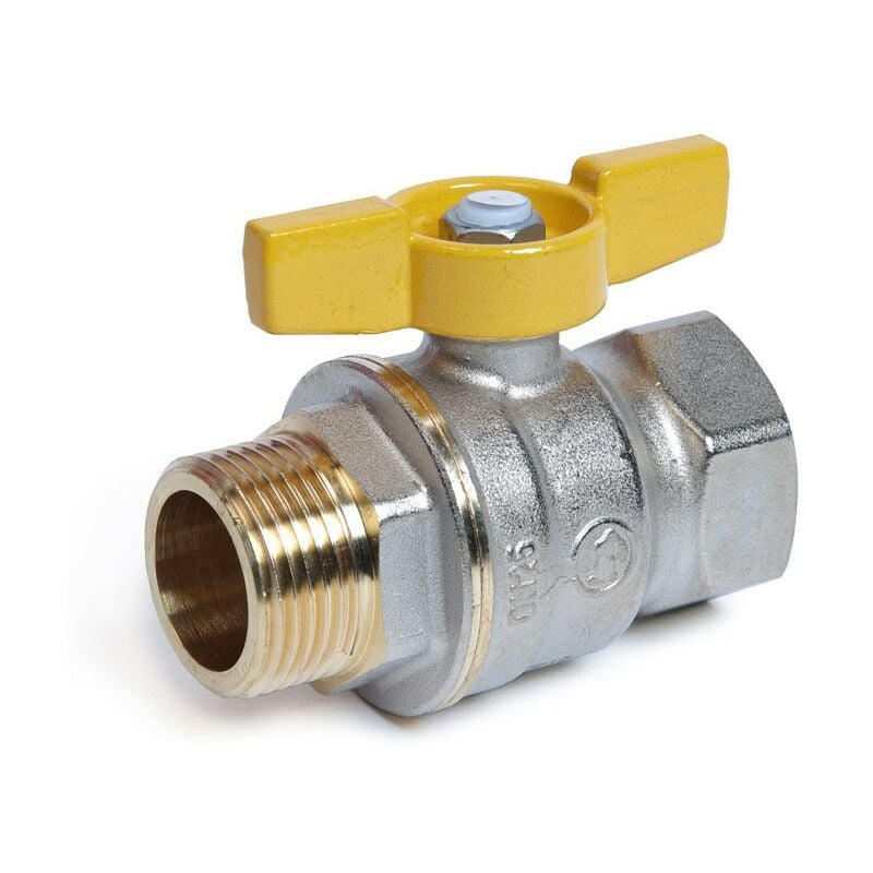 foto del prodotto valvola a sfera per gas giacomini attacco mf 3 4 r734 r734gax004