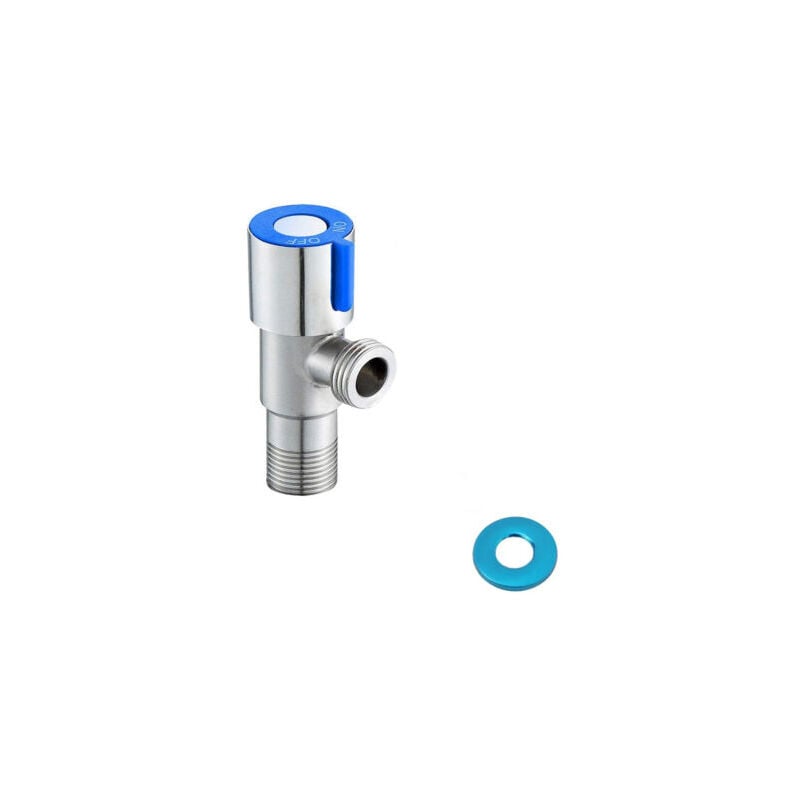 foto del prodotto valvola a squadra attacco 1 2 rubinetto acqua bagno lavabo cucina wc dgo 154