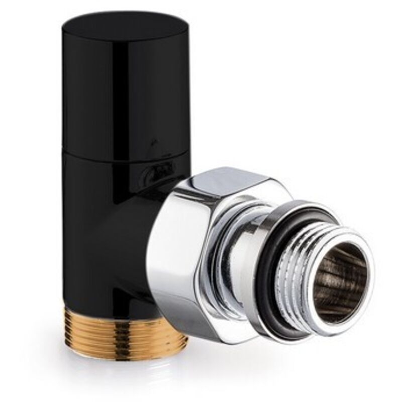 foto del prodotto valvola a squadra tondera light 1/2 nero