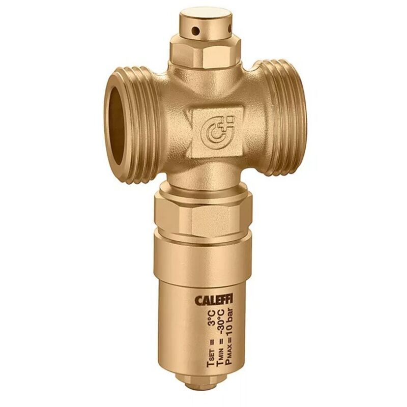 foto del prodotto valvola antigelo con corpo in ottone caleffi 108 istop 1 1 4