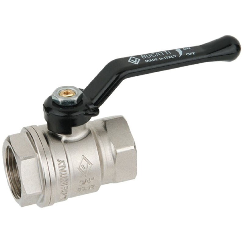 foto del prodotto valvola arresto a sfera in ottone con leva femmina femmina 1 2' valvosanitaria bugatti s.p.a.