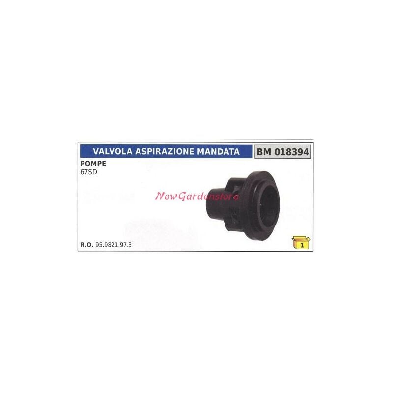 foto del prodotto valvola aspirazione mandata universale pompa bertolini 67sd 018394