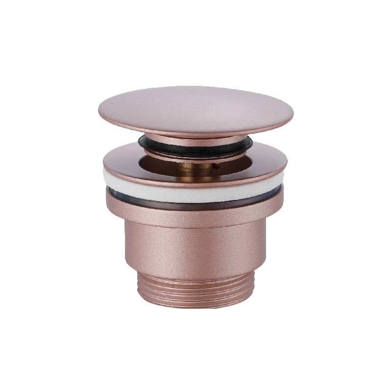 foto del prodotto valvola click clack dorata finitura in champagne imex 