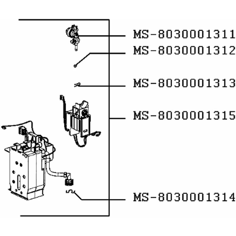 foto del prodotto valvola codice ms 8030001311 macchina da caff , caffettiera seb 4348413