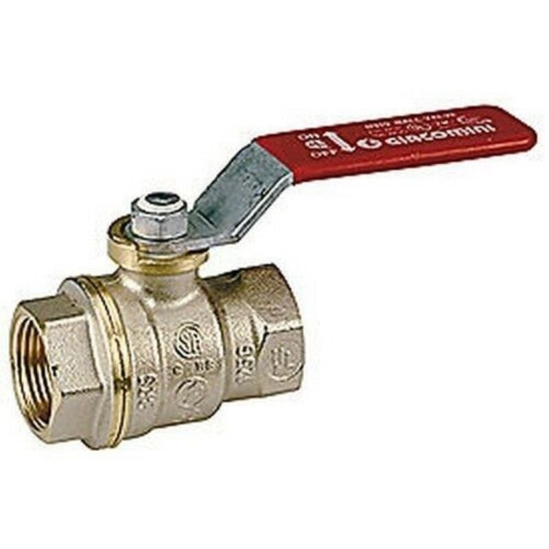 foto del prodotto valvola con attacchi f-f maniglia a leva r910x004 giacomini