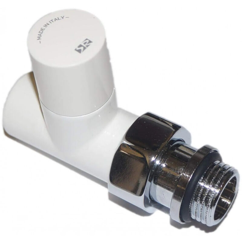 foto del prodotto valvola del radiatore 15 x 21 dritto bianco
