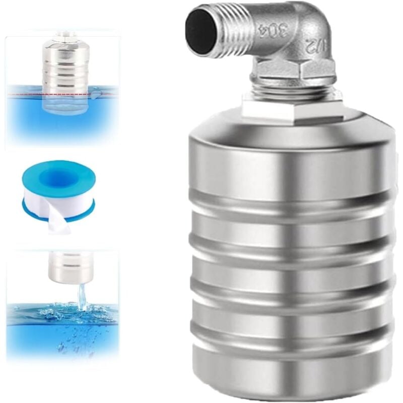 foto del prodotto valvola dell acqua, valvola galleggiante di controllo del livello dell acqua completamente automatica in acciaio inossidabile 304, valvola