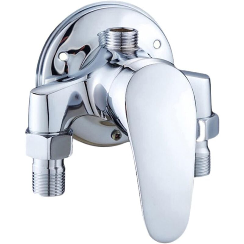 foto del prodotto valvola deviatrice per bagno, valvola miscelatrice per doccia in ottone, valvola monocomando per doccia calda e fredda, valvola miscelatrice per