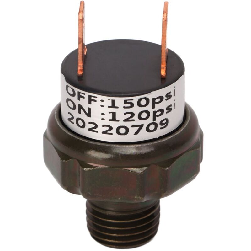 foto del prodotto valvola di controllo della pressione del compressore d'aria in acciaio inossidabile parte di ricambio per auto per clacson da treno 120-150 psi