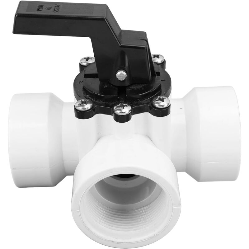 foto del prodotto valvola di deviazione per piscina applicabile per jandy 4715, valvola di deviazione a 3 vie con filettatura femmina g1 1 2 pollici per spa per piscina