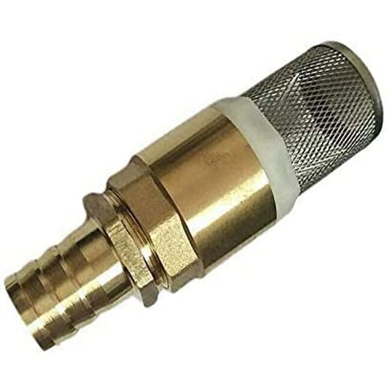 foto del prodotto valvola di ritegno con filtro in acciaio inossidabile e valvola unidirezionale valvola di non ritorno valvola di ritegno pompa 88 x 37 mm