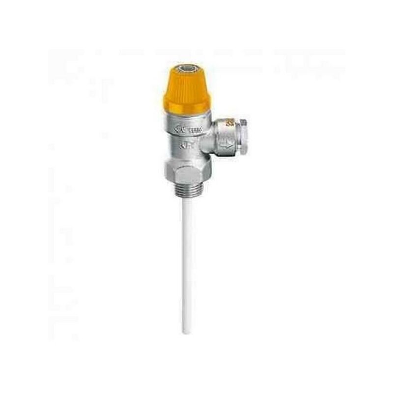 foto del prodotto valvola di sicurezza combinata temperatura pressione per impianti solari caleffi tp, cal 309461